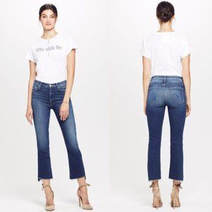 Mother Insider Crop Step Fray Turn of the Tide 25